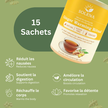 Rituel Instantanée Réchauffe / Énergie  – Ginger Warming Ritual
